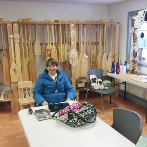 Roseanne Murray at Chief Louie Paddle Company